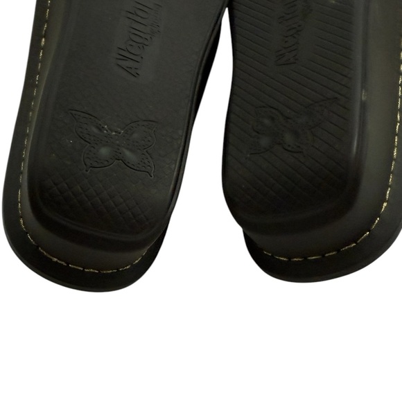 Alegria Fiona Cork Pattern Leather Triple Strap Leather Comfort Sandals Size 37 - Picture 6 of 12